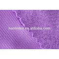 dyed 100% polyester tricot brushed fabric